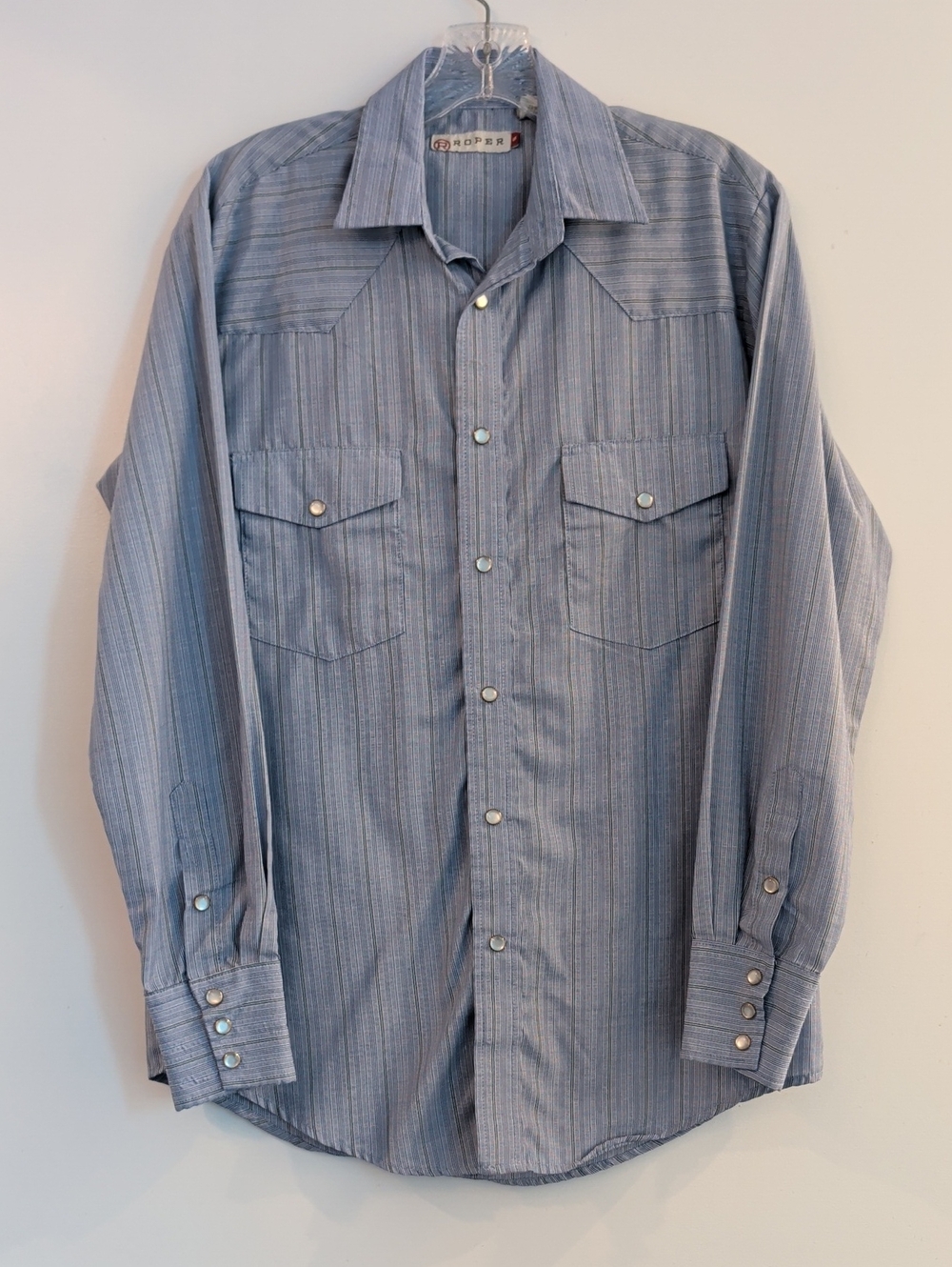 Roper Western Rodeo Pearlsnap Long Sleeve Shirt Size Small